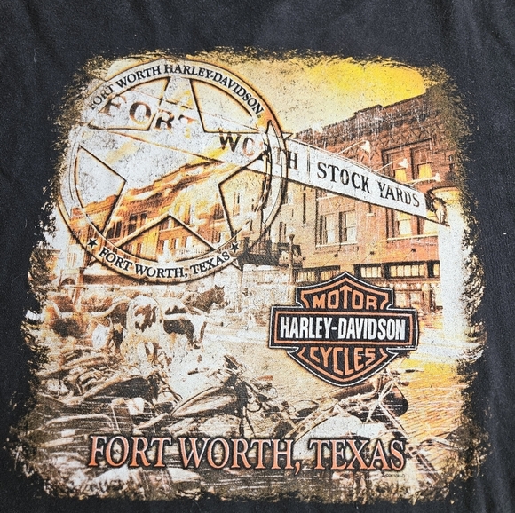 Harley Davidson Motorcycles Men's XL Stockyards Fort Worth, TX - Picture 5 of 9